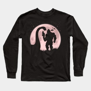 Bigfoot Loch Ness Monster Long Sleeve T-Shirt